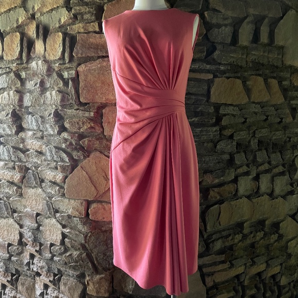 Tadashi Shoji Sleeveless Dress Sunrise Pink